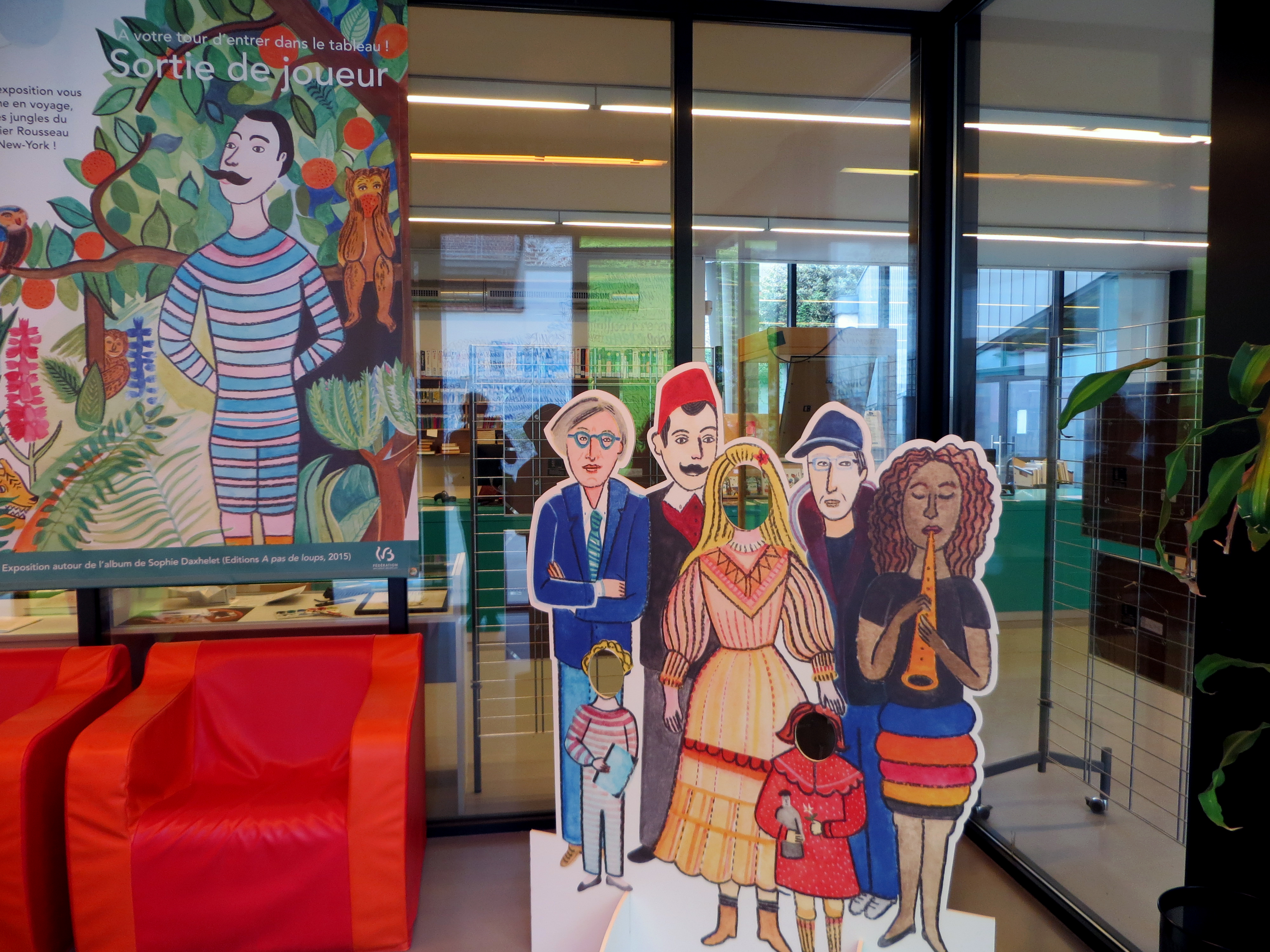 Sortie de joueur à la biblio d’Ixelles